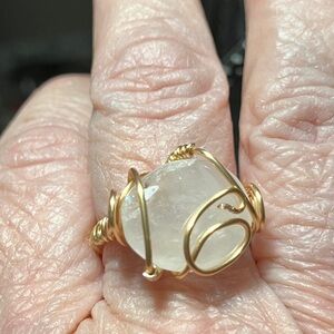 Gold Wire Wrapped Ring